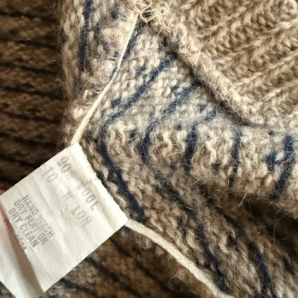 Vintage LL BEAN grey Knit Cardigan Sweater - Picture 8 of 10